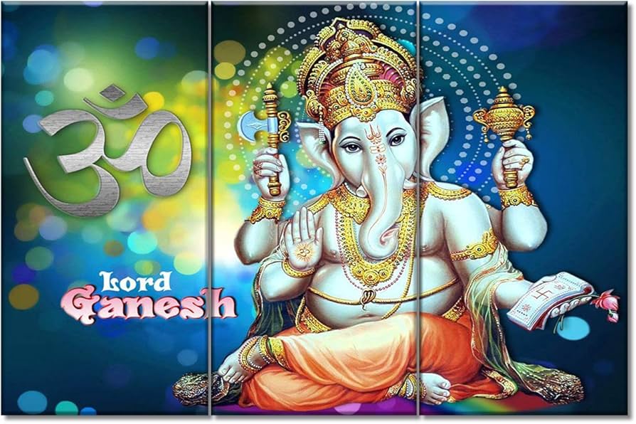 Amazon.co.jp: ガネーシャ神 ウォールアート ヒンズー教の神