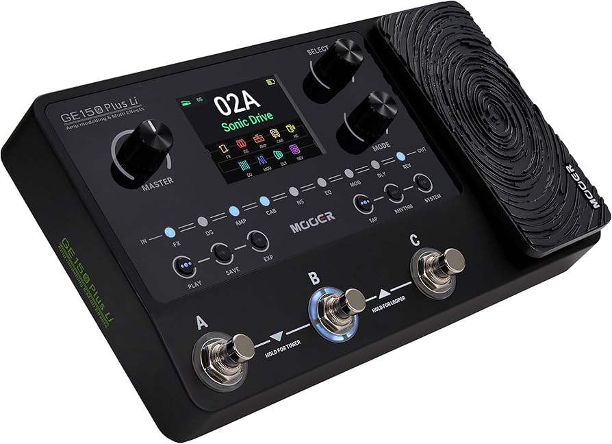 Amazon.com: MOOER GE150 Plus Li Portable Multi Effects Pedal