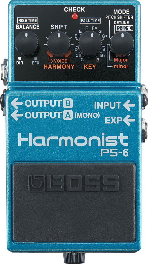 Amazon.com: BOSS Harmonist Guitar Pedal (PS-6), Blue : Musical