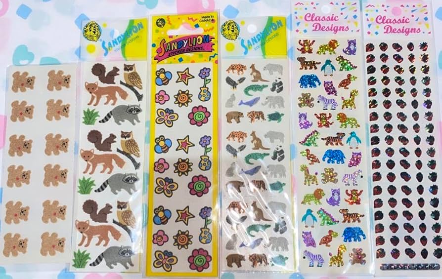 Amazon.co.jp: フロッキー サンディライオンなど6枚セット シール