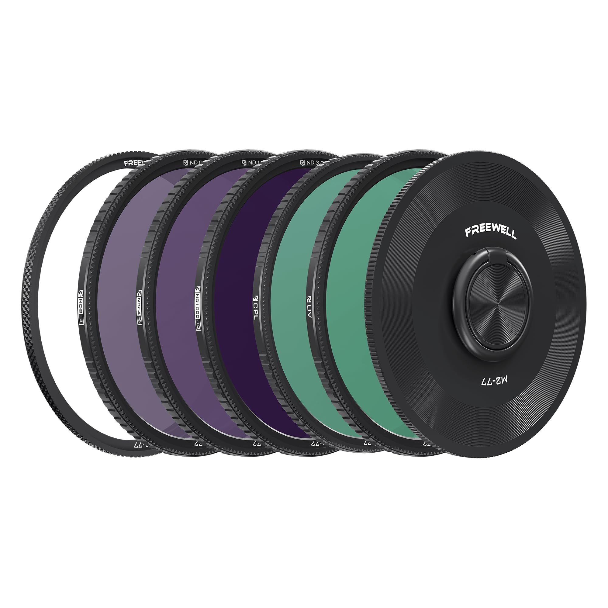 Amazon.com : Freewell M2 Magnetic Quick Swap 5-Pack 77mm ND8, ND64