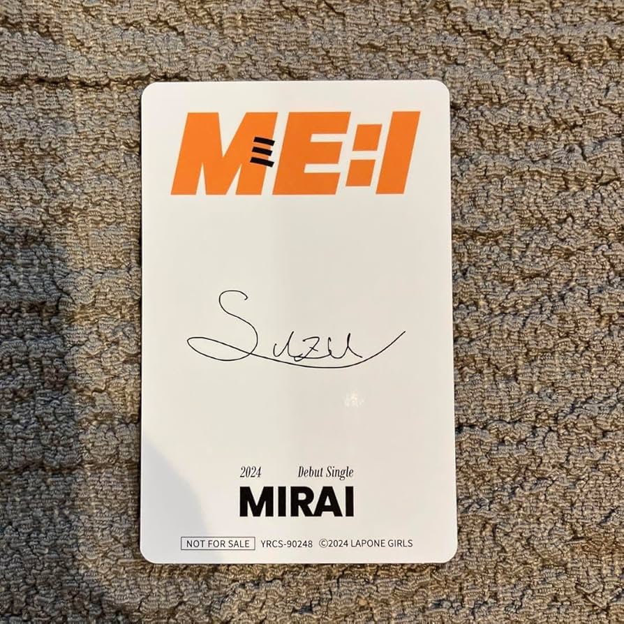 Amazon.co.jp: MEI Suzu 通常版 ミーアイ 山本すず トレカ : おもちゃ