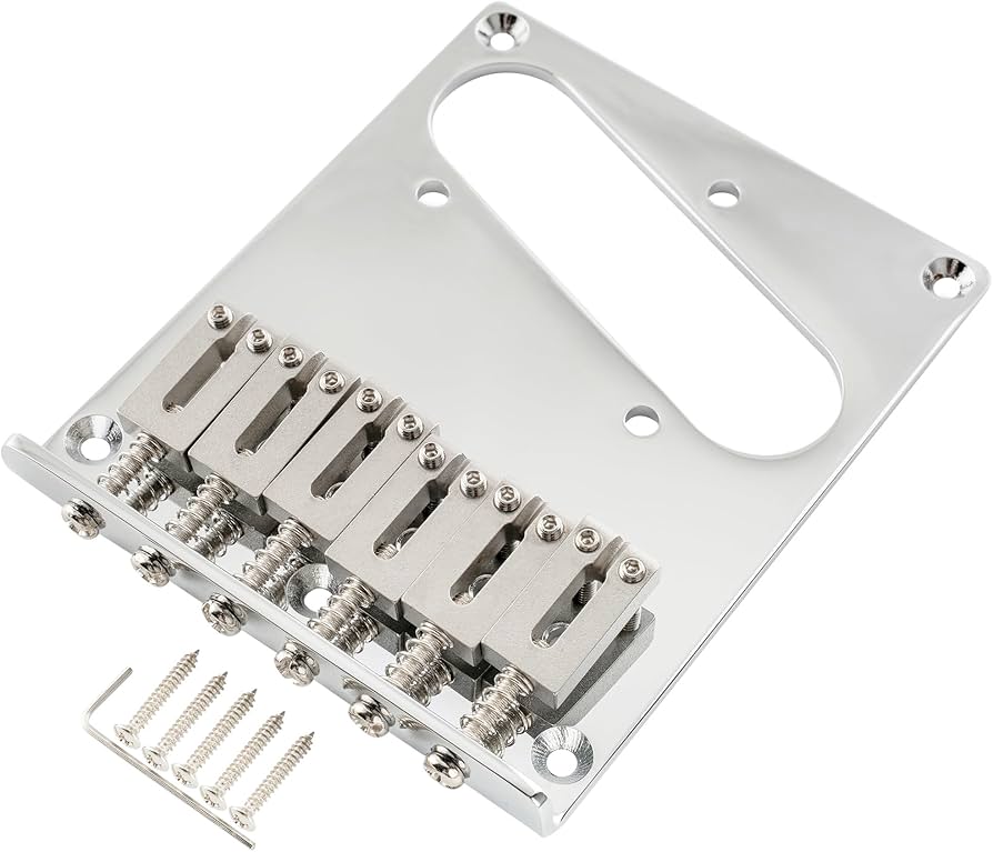 Amazon.co.jp: Musiclily Pro テレキャスターブリッジ 6WAY SUS