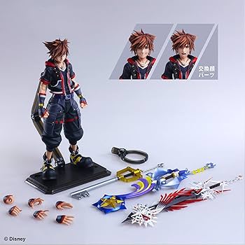 Amazon | KINGDOM HEARTS III プレイアーツ改 ソラ ver.2 DX版 PVC製