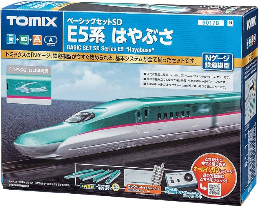 Amazon | TOMIX Nゲージ ベーシックセットSD E5系はやぶさ 90178 鉄道