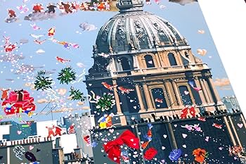 美品↑☆ヒロ・ヤマガタ☆真作☆シルクスクリーン「パリオーケストラ