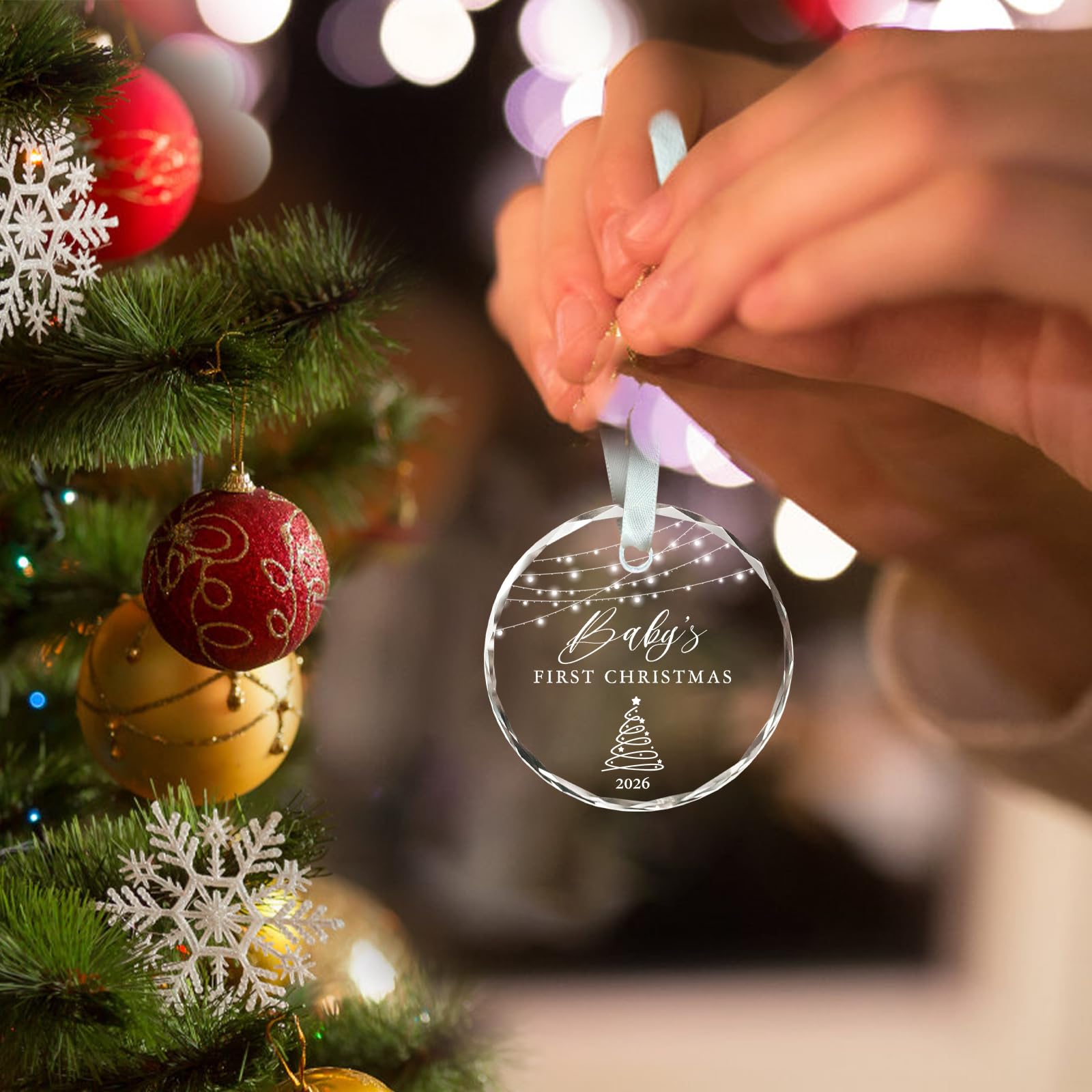 Amazon｜Baby First Christmas オーナメント 2024、My First Christmas