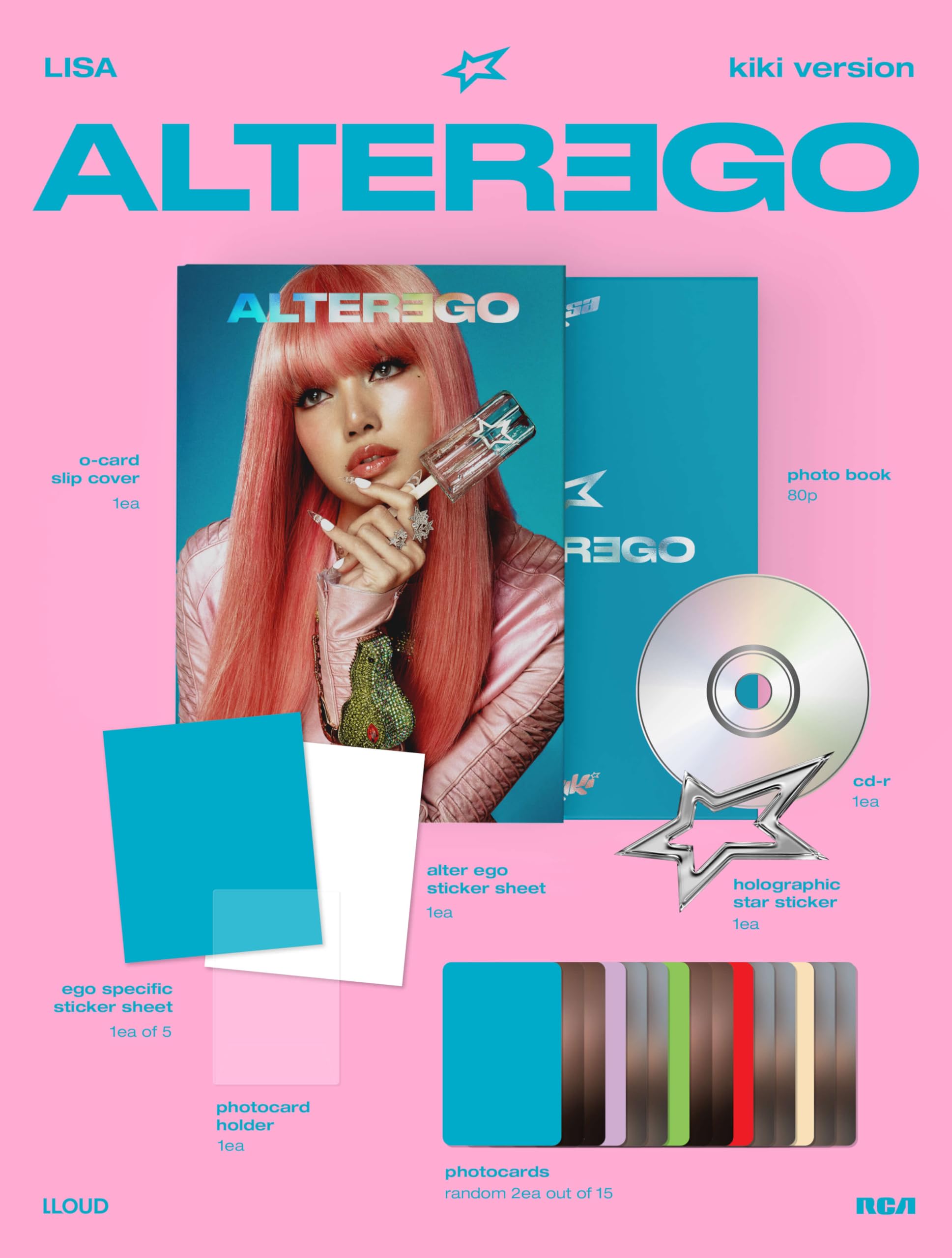 Amazon.com: LISA (BLACKPINK) Alter Ego Album [photobook kiki ver
