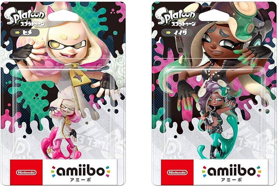 Amazon.co.jp: amiibo 2体セット[ヒメ/イイダ] (スプラトゥーン