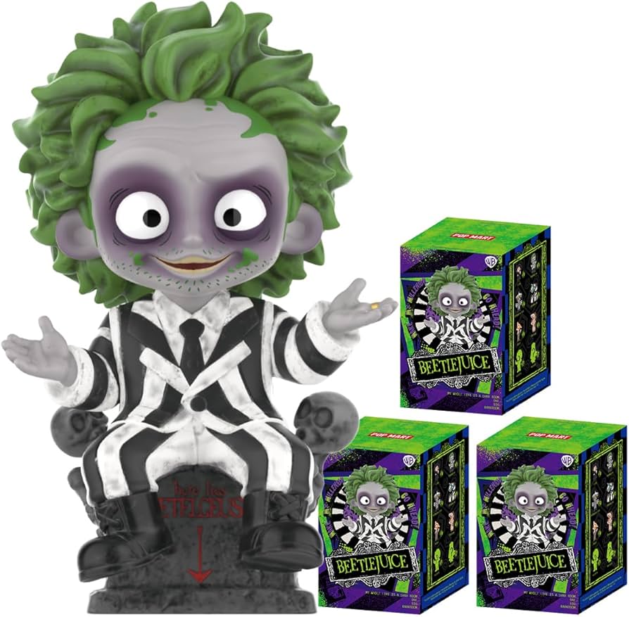 Amazon.co.jp: POP MART ビートルジュース シリーズ【3ピース】 ポップ