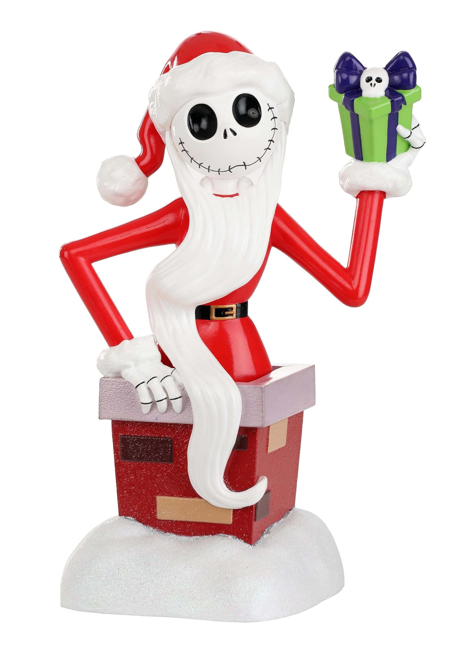 Nightmare Before Christmas Santa Jack Skellington Tree Topper