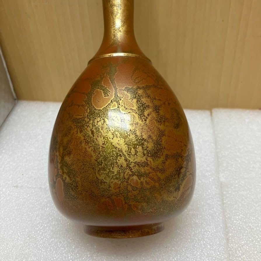 Amazon.co.jp: 骨董 高岡銅器 峰雲作 銅製 一輪挿し 360g 花器 花入