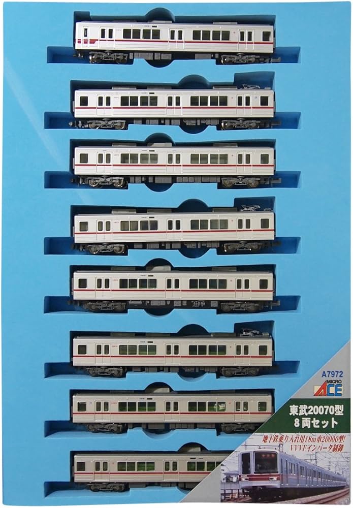 Amazon | マイクロエース Nゲージ 東武20070型 8両セット A7972 鉄道