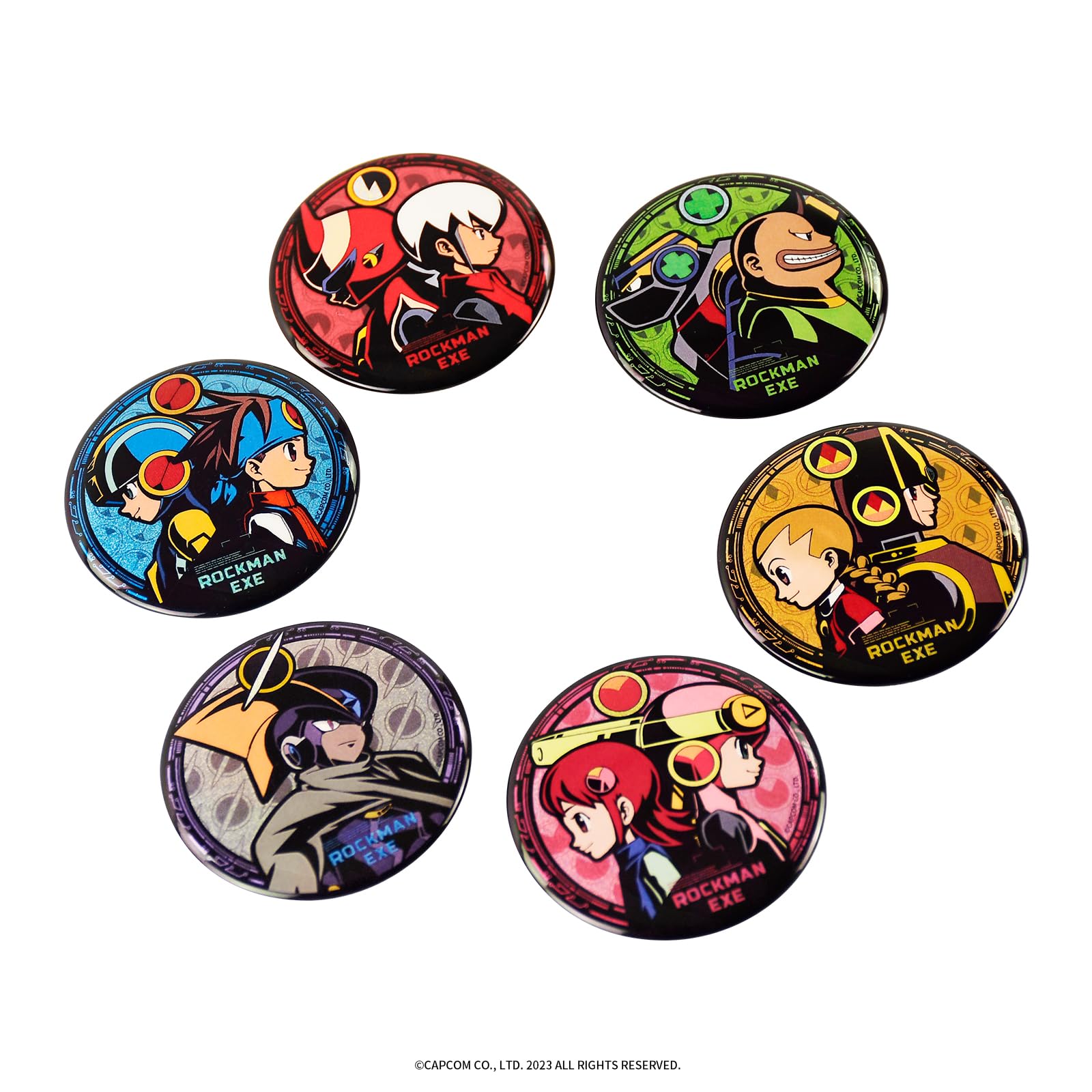 Amazon | FANTHFUL ロックマンエグゼ FP009RME23 缶バッジセット 6個