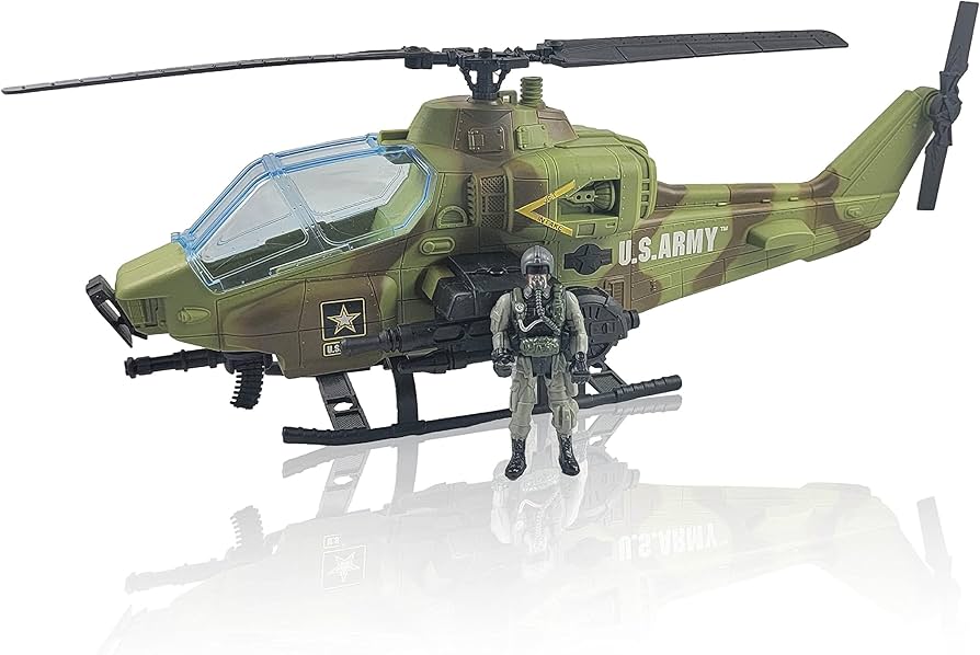 Amazon.co.jp: アメリカ陸軍 AH-64 アパッチヘリコプター おもちゃ