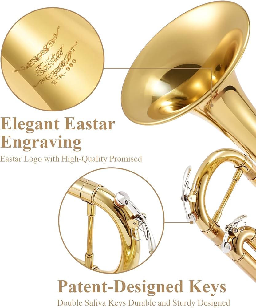 Amazon.com: Eastar Bb Standard Trumpet Set for Beginner, Brass