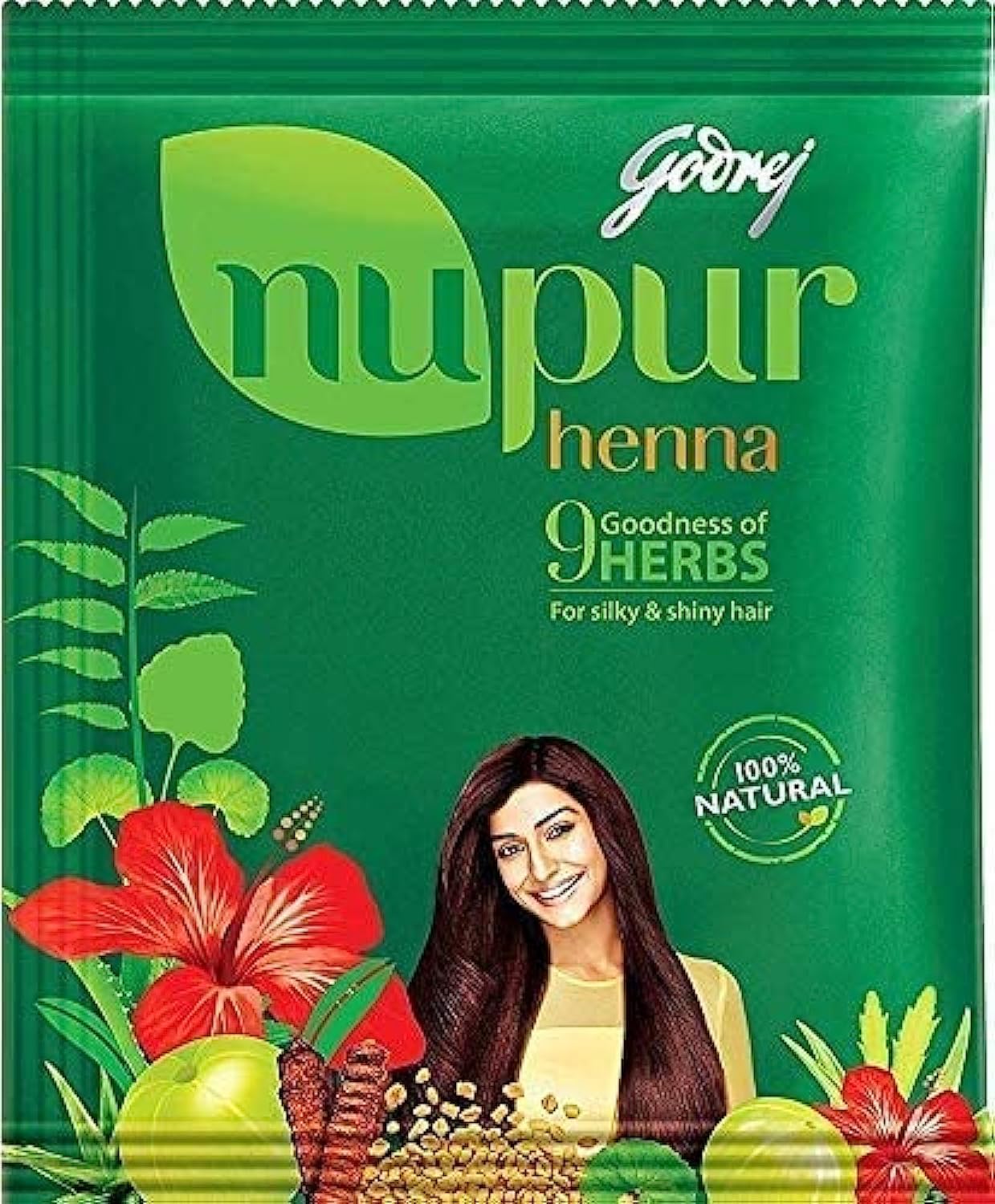 Amazon.com : Nupur Henna - Goodness of 9 Herbs - 1000 Grams