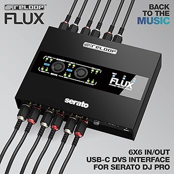 Amazon.com: Reloop FLUX 6x6 IN/OUT USB-C DVS Interface for Serato