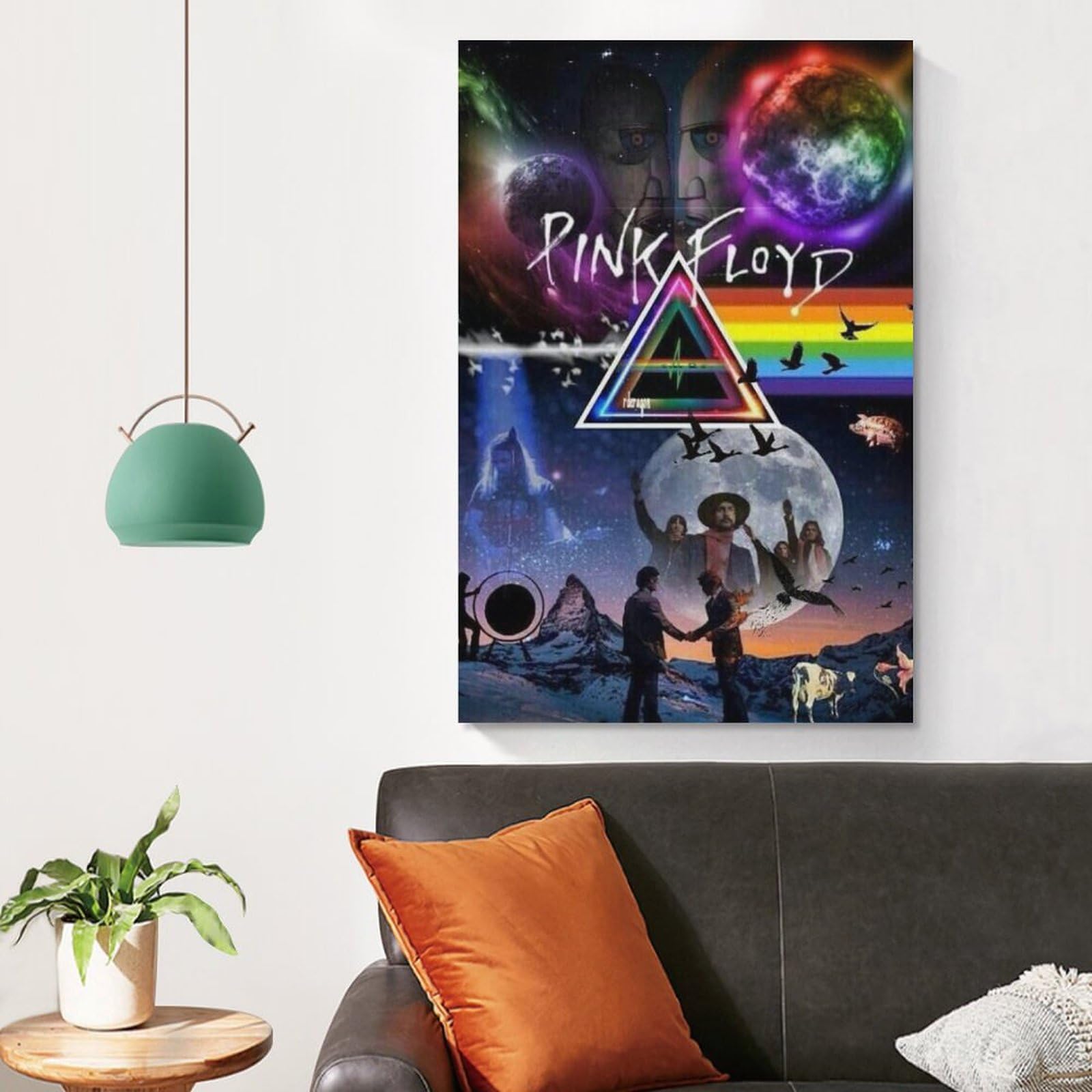 Amazon.co.jp: ピンクフロイドポスター画像ハードロック音楽 印刷