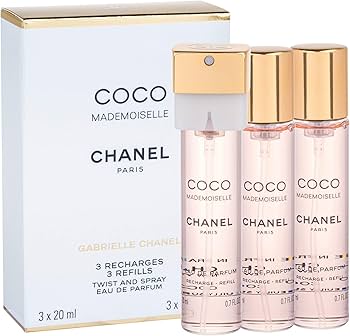 Chanel Coco Mademoiselle Twist & Spray Eau De Parfum Refill 3x20ml