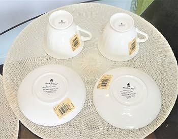 Amazon.co.jp: ウエッジウッド クイーンズプレーン 花リムのカップ