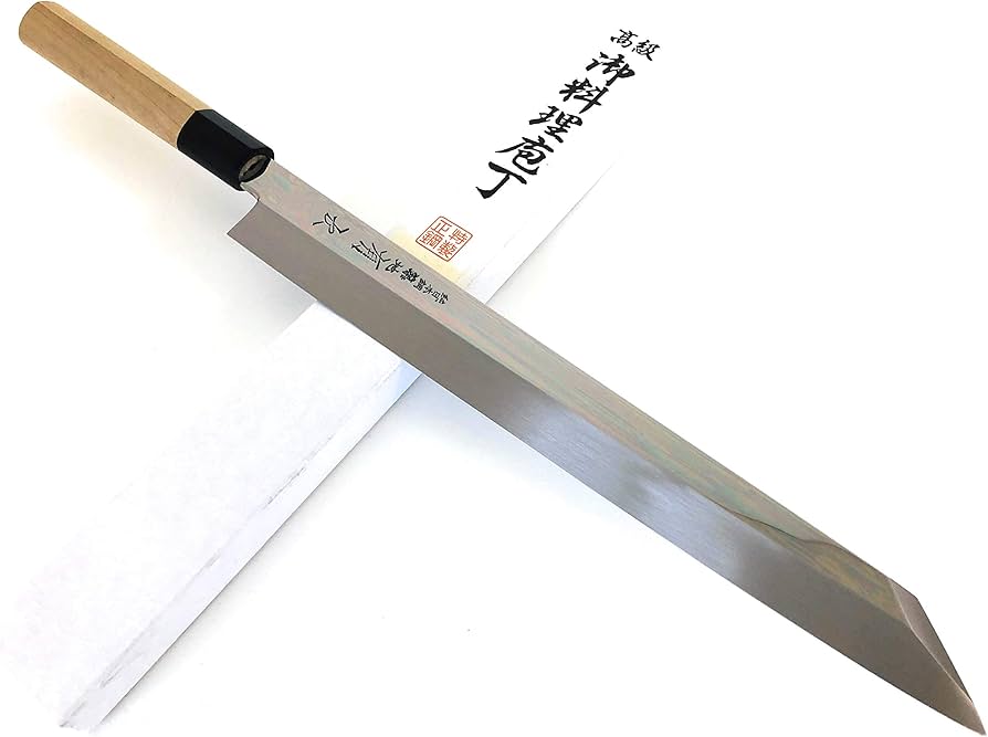 Amazon | 有次 包丁 切付型柳刃 本焼 鏡面仕上げ 純日本鋼 330mm 日本