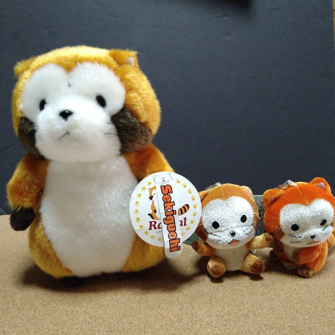 Amazon.co.jp: あらいぐまラスカルぬいぐるみ セキグチ 2個 : おもちゃ