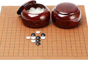 Amazon | [華能] 天然瑪瑙（メノウ）碁石セット 高級ナツメ製碁笥 豪華