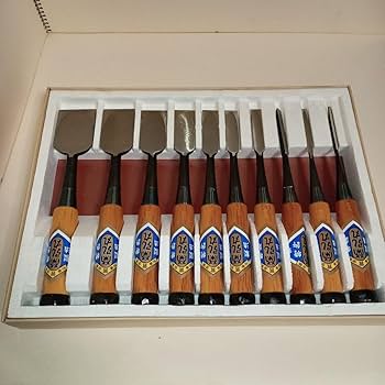 Amazon.co.jp: 菊弘丸 別誂追入組鑿 10本セット : DIY・工具・ガーデン