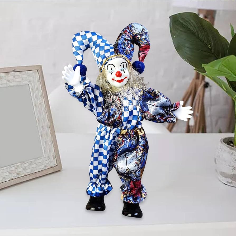 Amazon | Colcolo かわいいピエロの人形、ピエロのぬいぐるみ