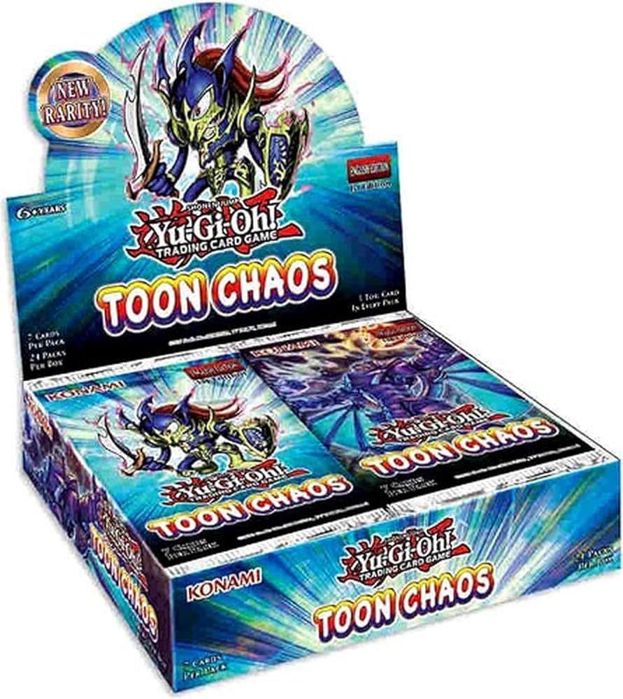 Amazon.com: YuGiOh Trading Card Game Toon Chaos Booster Box [24