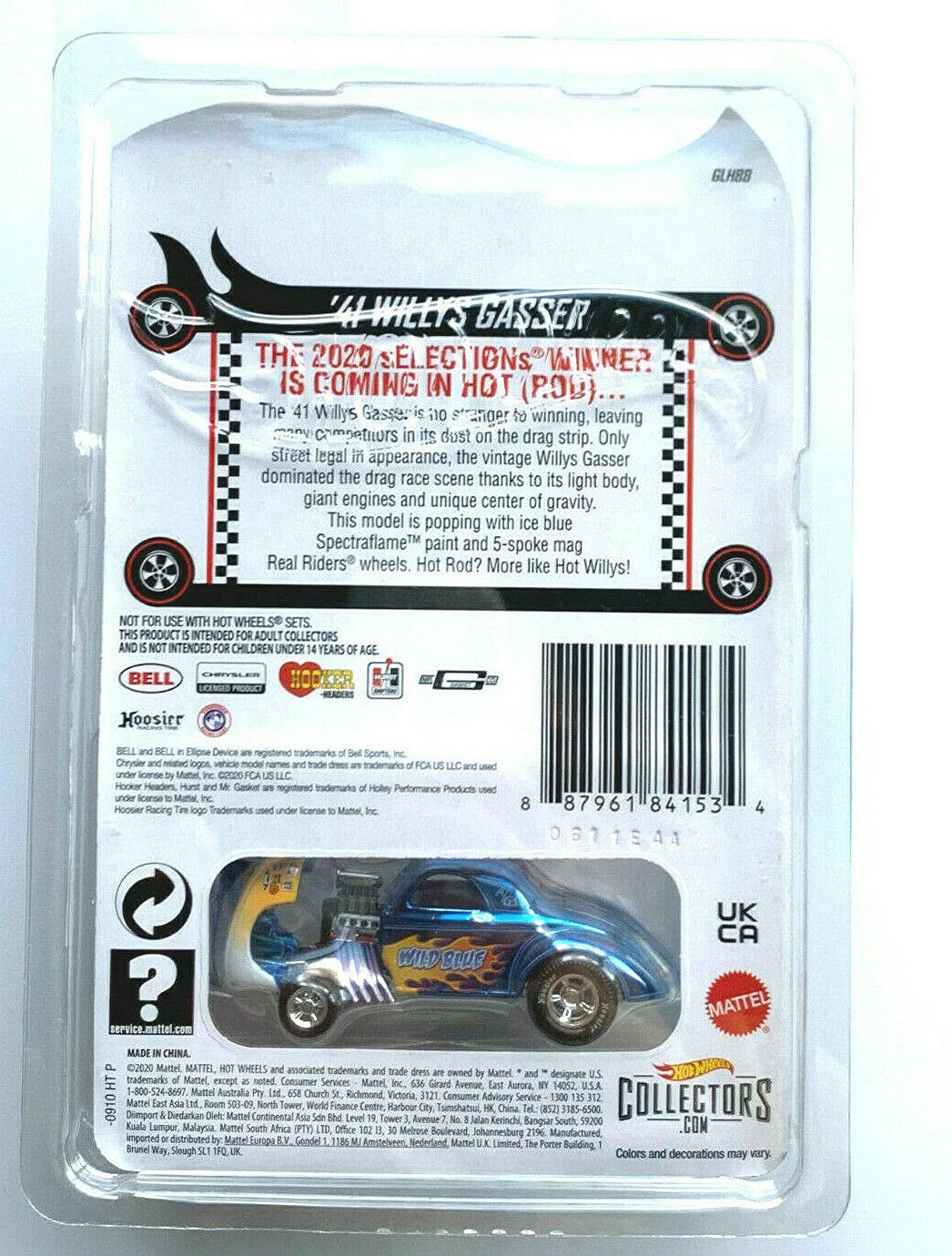 Amazon.com: DieCast Hot Wheels '41 Willys Gasser - RLC Exclusive