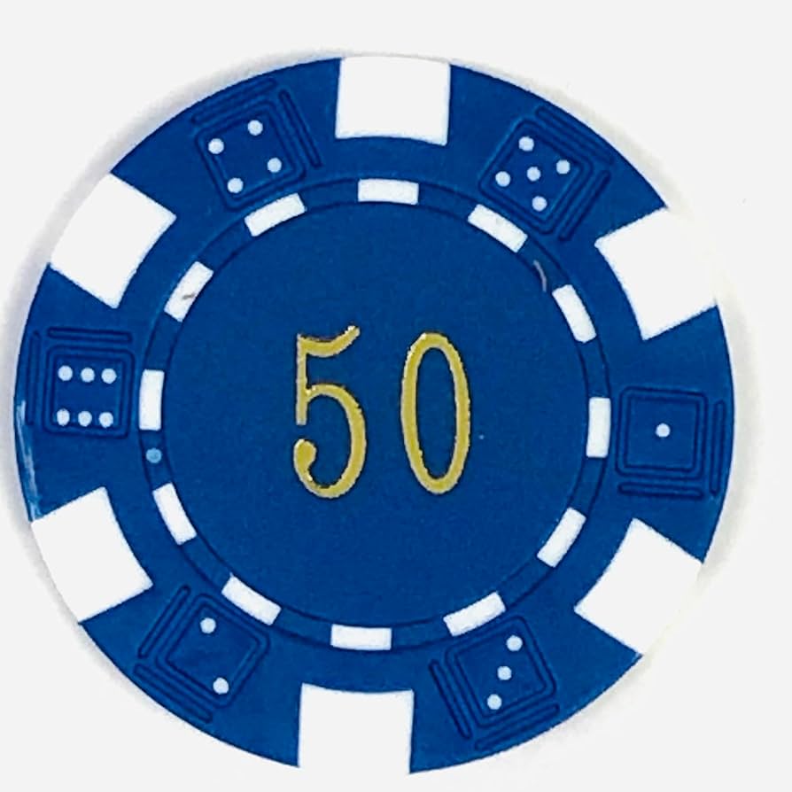 カジノチップ00表記 50枚 ポーカー バカラ チップ カジノ ポーカー