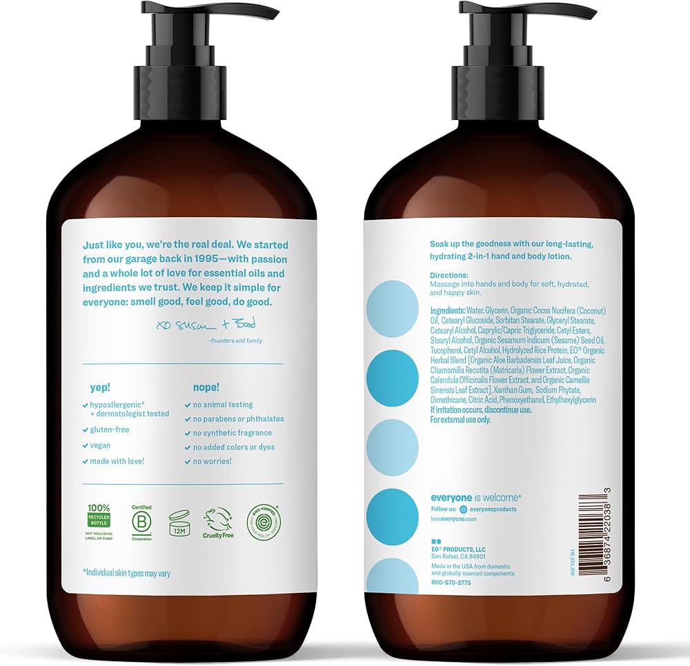 Amazon.com : Everyone 2-in-1 Lotion for Hands/Body, 32 ounce (Pack