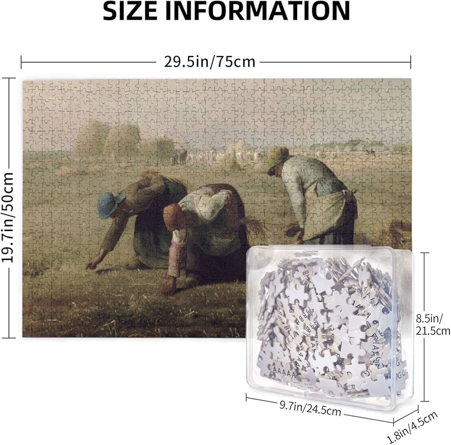 Amazon | ジャン＝フランソワ・ミレー 「落穂拾い」 1000ピース