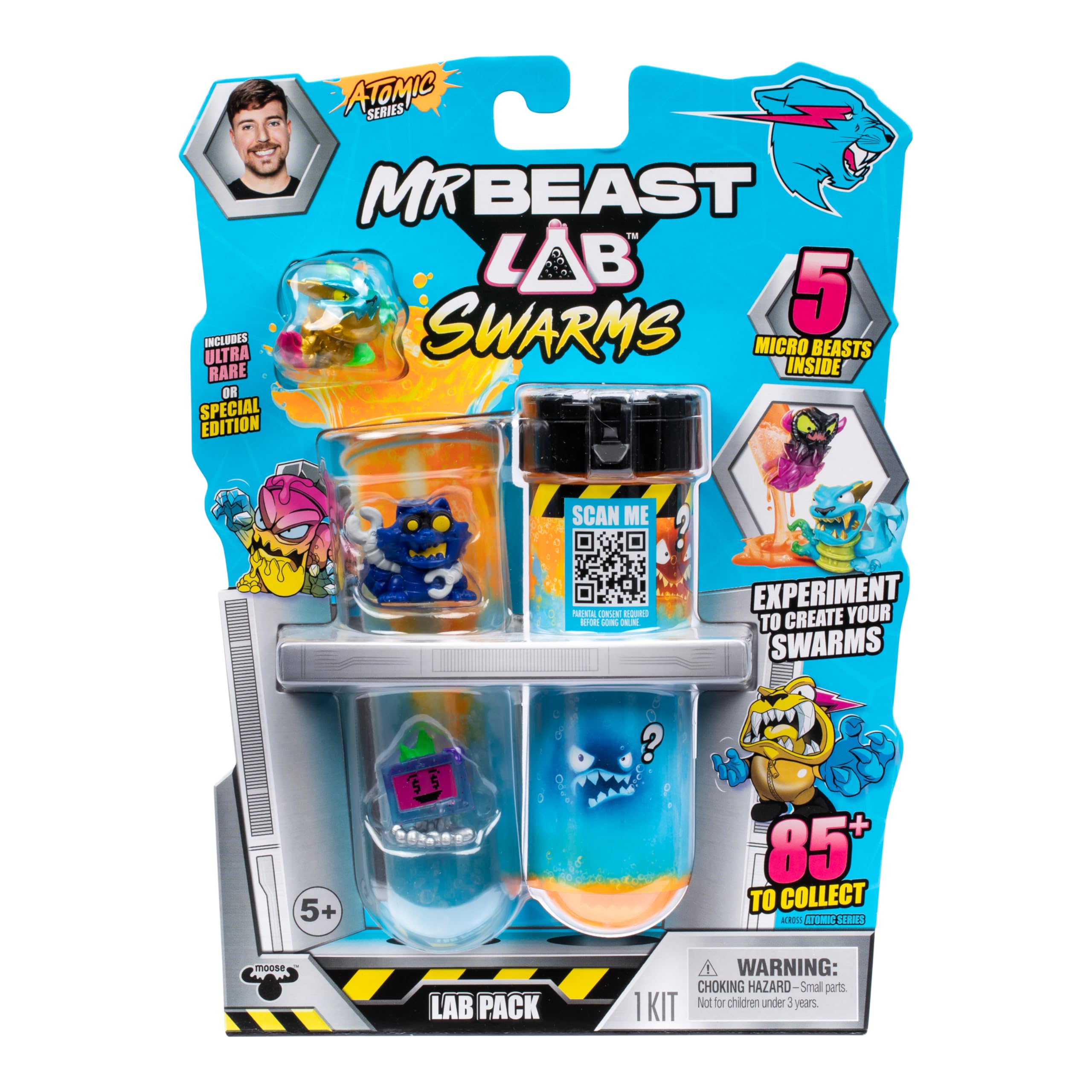 Amazon.co.jp: MrBeast Lab Swarms Series 2 Atomic Lab 5個パック