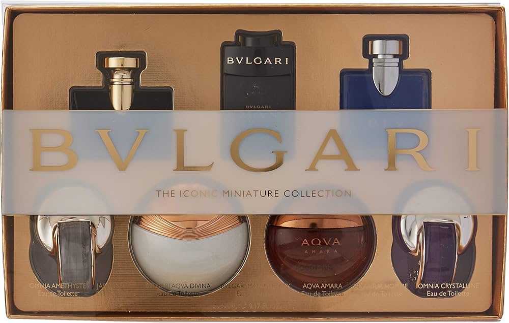 Bvlgari The Iconic Miniature Collection For Unisex - 7 Pc Mini