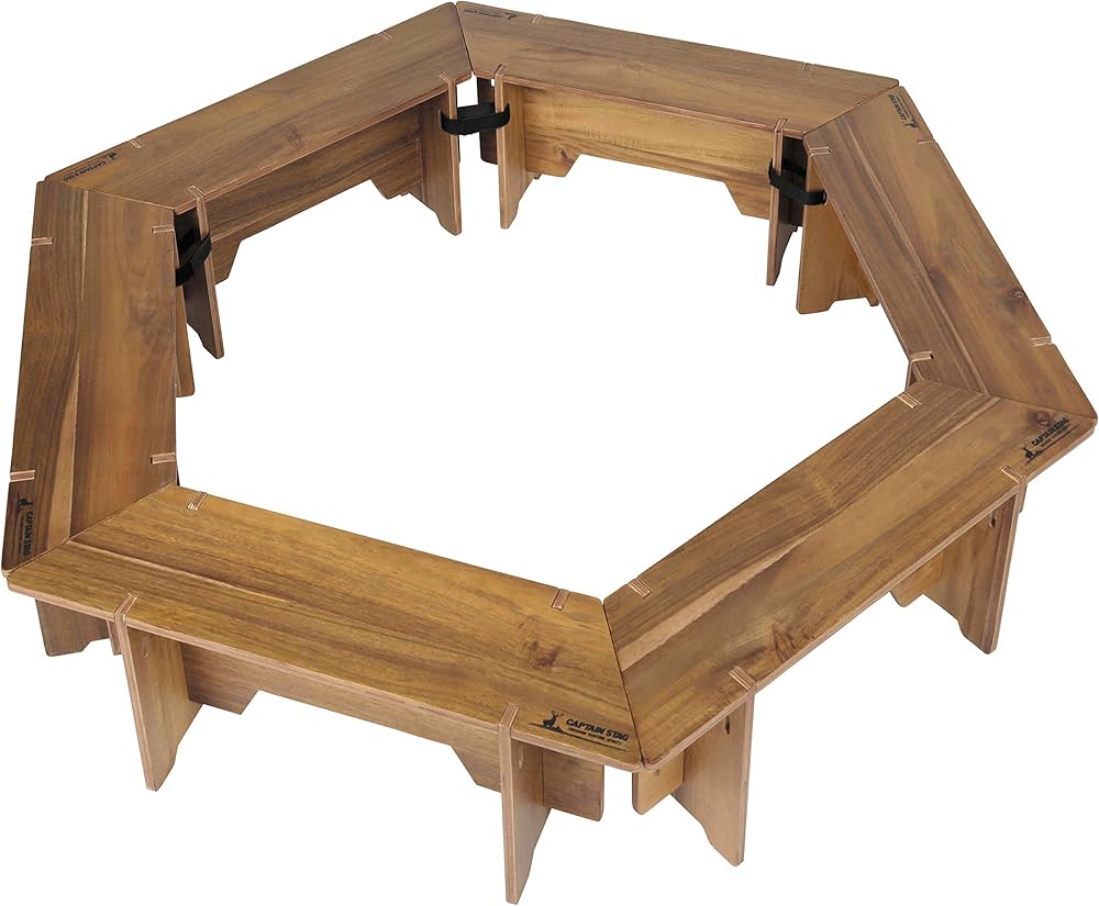 Amazon | キャプテンスタッグ(CAPTAIN STAG) テーブル ヘキサグリル