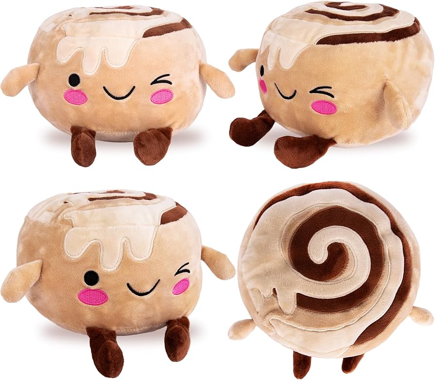 Amazon.com: ArtCreativity Kawaii Cinnamon Roll Stuffed Animal - 1