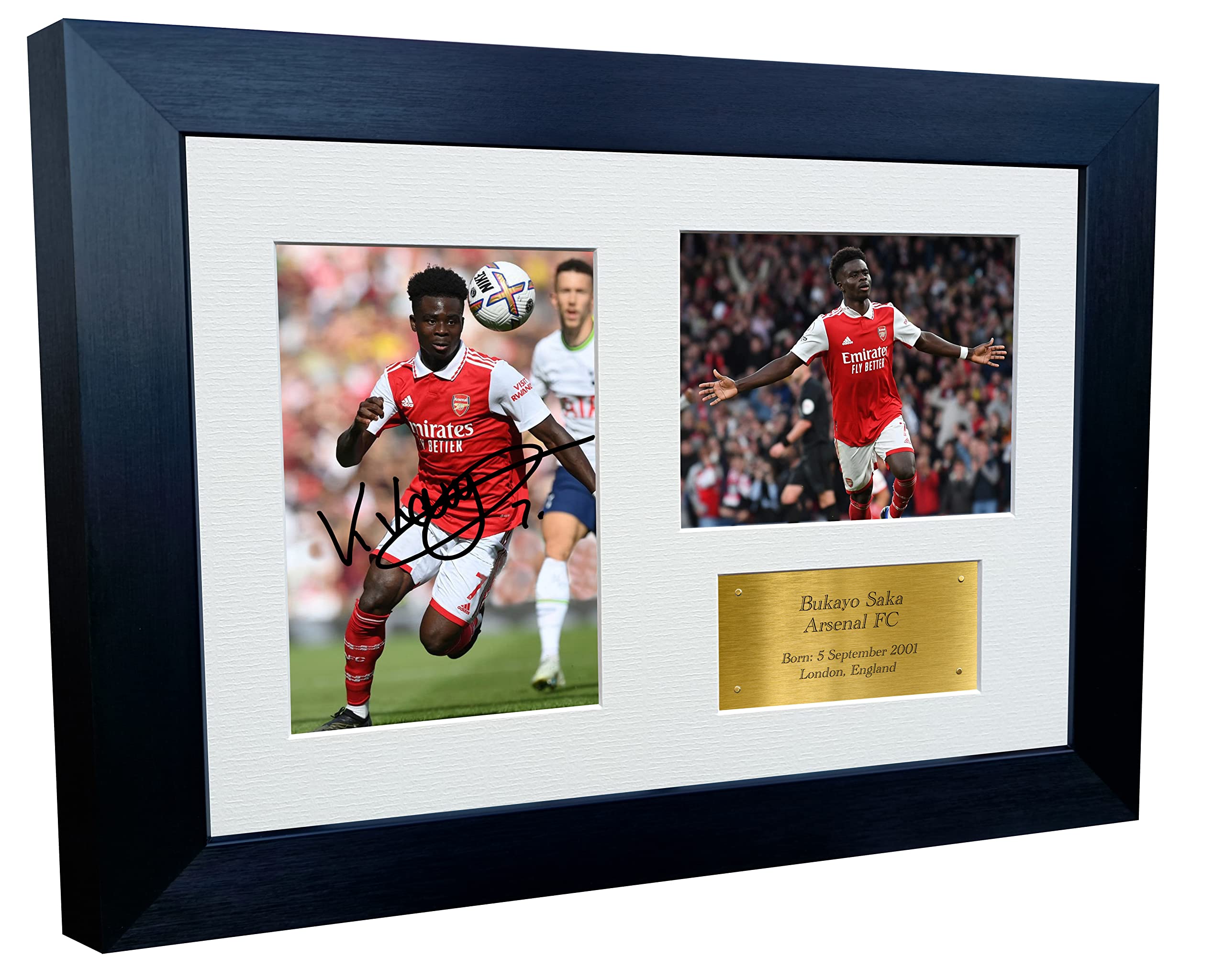 直筆サイン入り写真 エクトル・ベジェリン アーセナルFC SA鑑定済 直筆