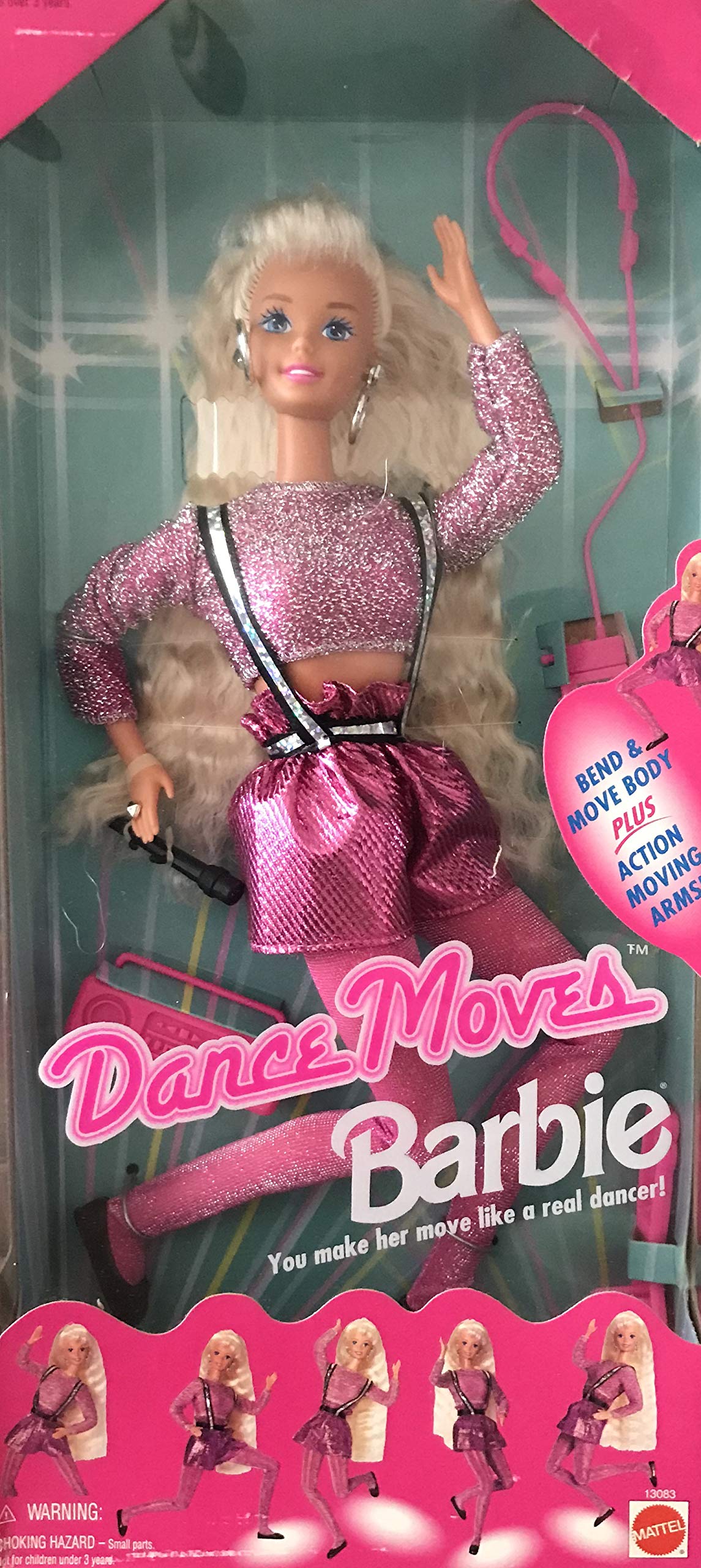 Amazon.co.jp: バービー ダンス 動く人形 曲げて動くボディ +