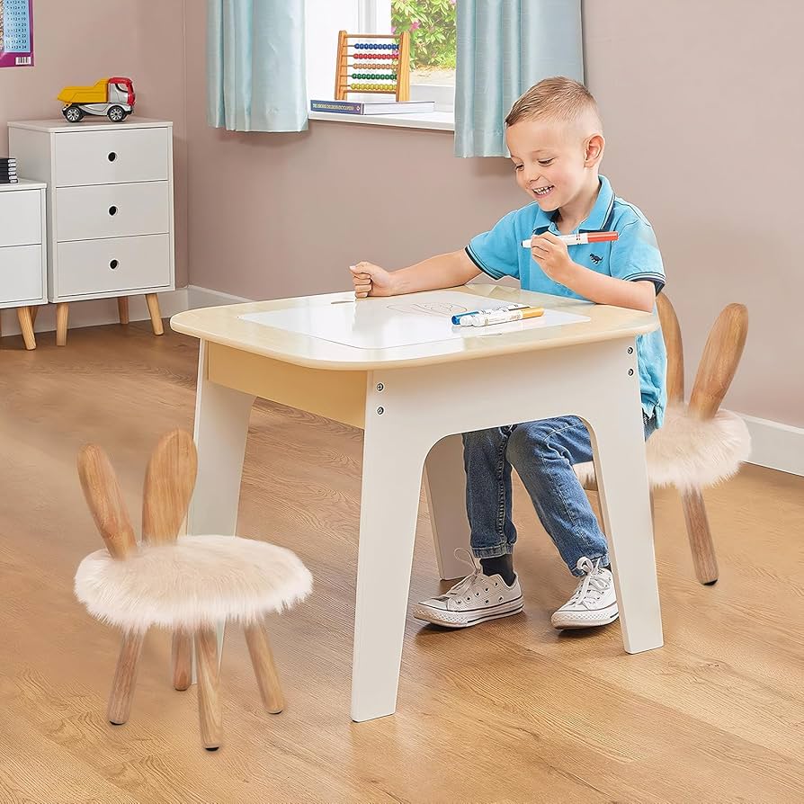 Amazon.co.jp: XXYOUPIN 木製幼児用椅子ラビットスツール 様々な色の