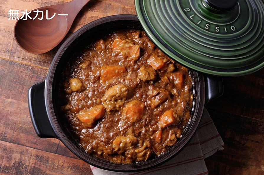 Amazon｜銀峯陶器 萬古焼 高気密土鍋 21cm ブリシオ キャセロール 織部