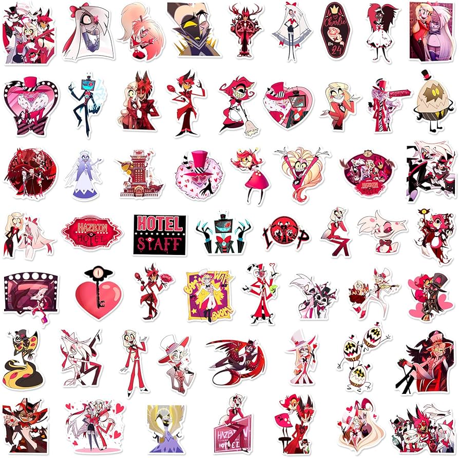 Amazon.co.jp: ハズビン・ホテルへようこそ！ ステッカー 56枚セット
