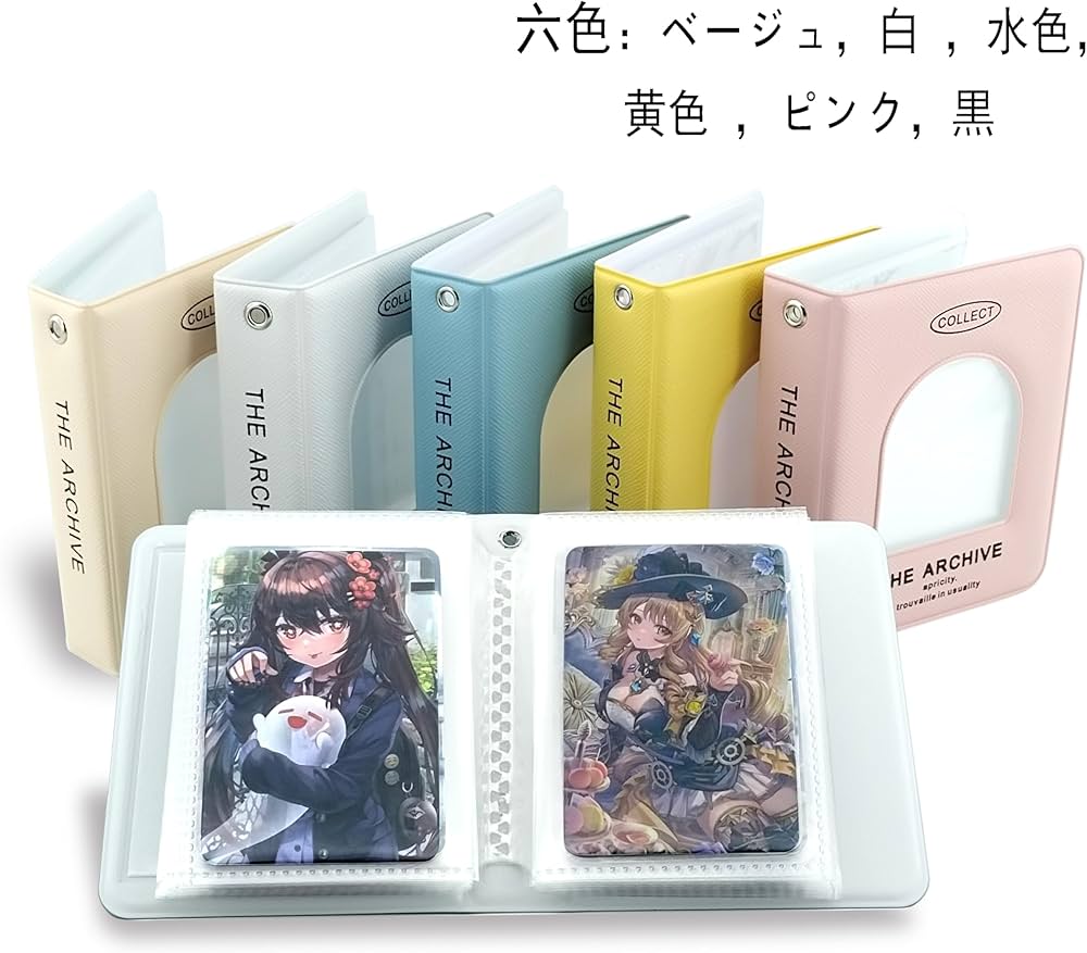 Amazon.co.jp: 小さなカードフォルダー カード ファイル 1ポケット 40