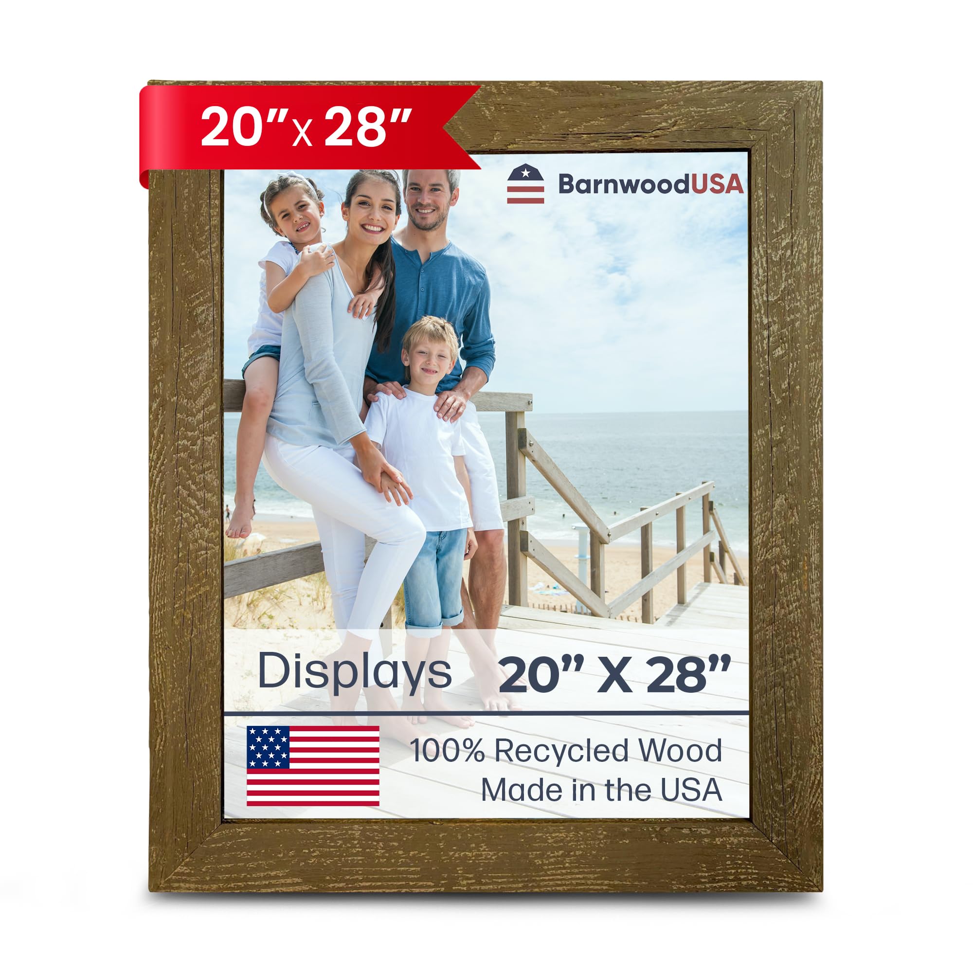 Amazon.com: BARNWOODUSA Farmhouse 20x28 Picture Frame 1 1/2 inch