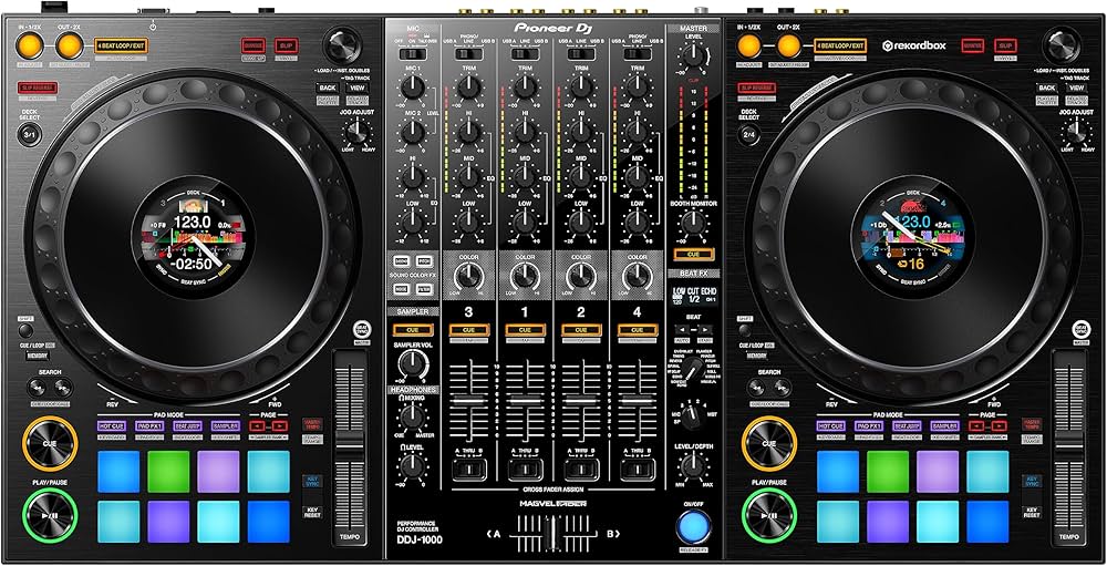 Controlador de DJ Pioneer Pro DJ, preto (DDJ-1000) : Amazon.com.br