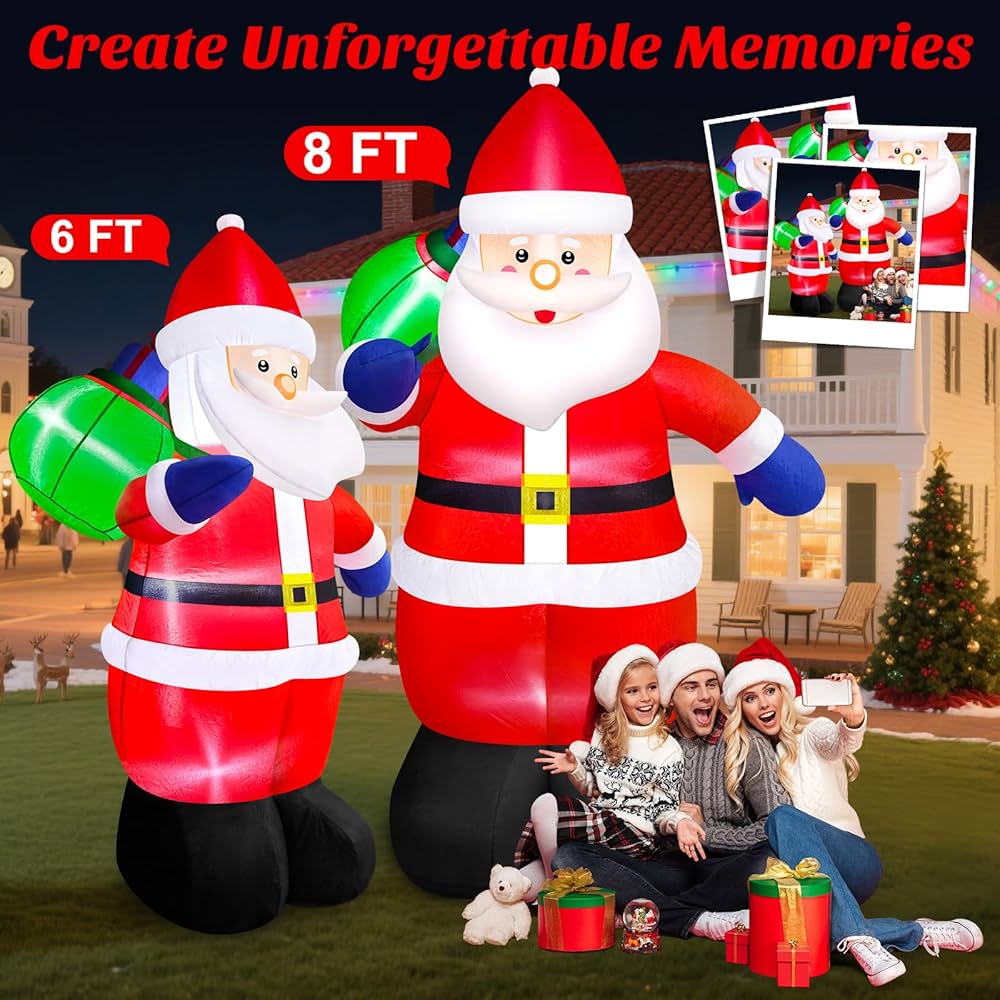 Amazon.co.jp: Danxilu 8フィート クリスマス 空気注入式