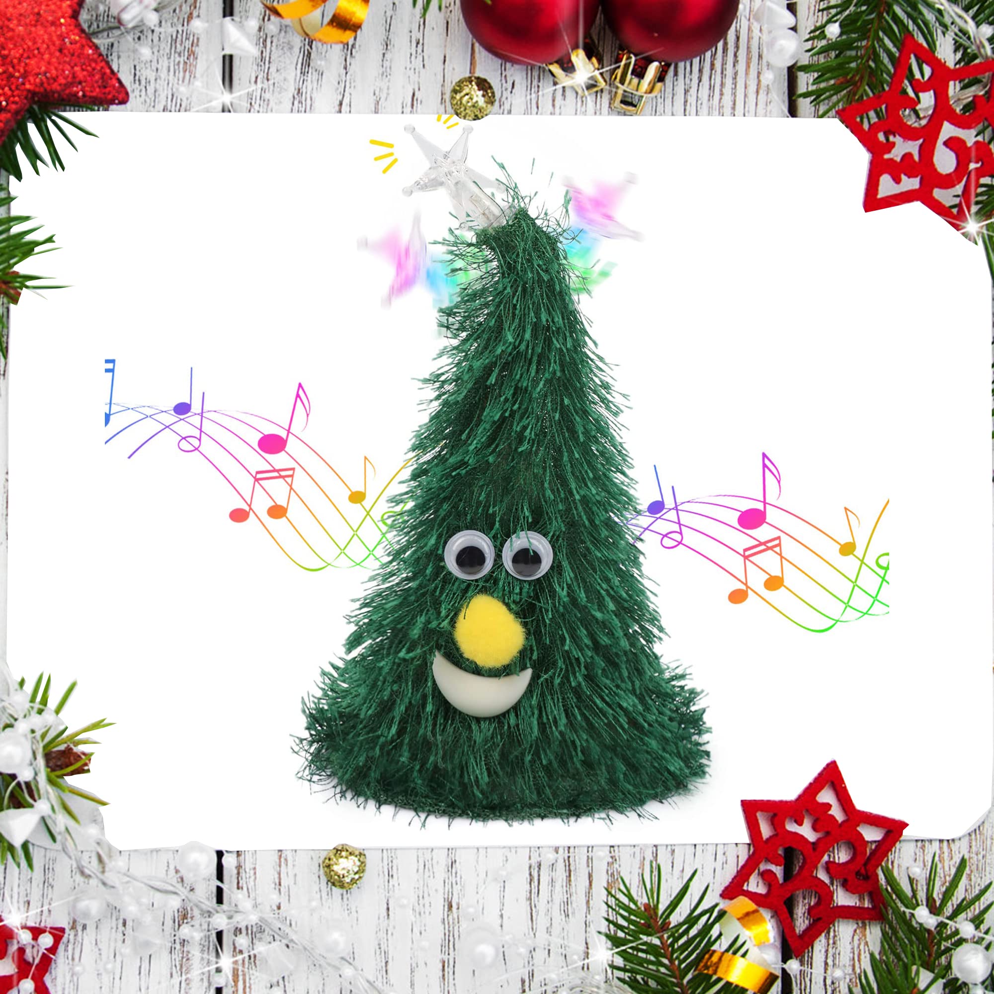 Amazon.co.jp: Banllis 歌う踊るクリスマスツリー、きらめく星