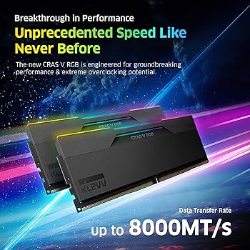 KLEVV CRAS V RGB DDR5 64GB (2x32GB) 6400MHz CL32 SK Hynix A-Die